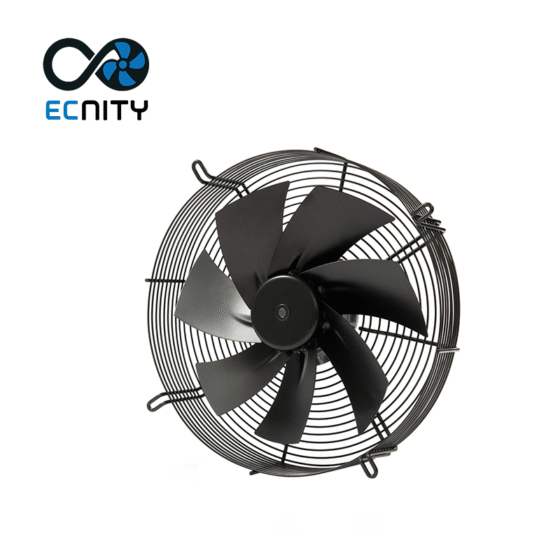 EC250 axial fan with fan guard grille (1)