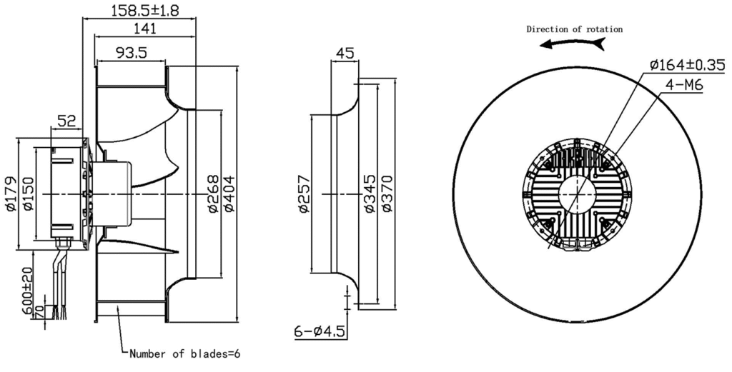 ECNITY 400mm EC backward curved centrifugal fans – Ecnity